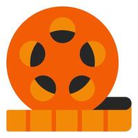 Film Reel icon for web, app, infographic, etc vector