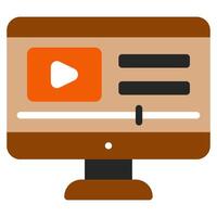 Trailer icon for web, app, infographic, etc vector