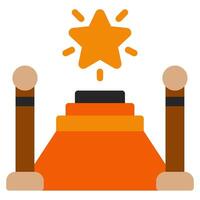 Red Carpet icon for web, app, infographic, etc vector