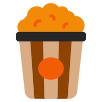 Popcorn icon for web, app, infographic, etc vector