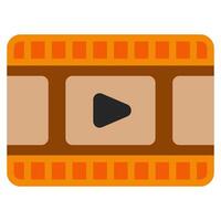 Filmstrip icon for web, app, infographic, etc vector