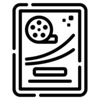 Poster icon for web, app, infographic, etc vector
