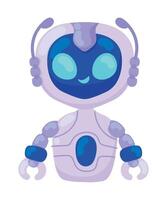 robot ai technology cybord isolated icon vector