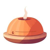 modern humidifier with steam icon isolated vector