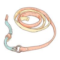 Twisted rope symbolizes strength and connection icon isolated vector