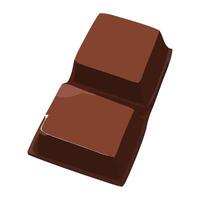 Chocolate dessert decoration icon isolated vector