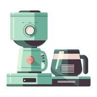 Modern coffee maker icon symbolizing freshness icon isolated vector