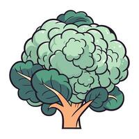 growth in forest tree icon isolated vector