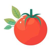 Juicy tomato salad, a symbol of healthy eating icon isolated vector