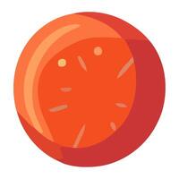 Fresh sweet candy ball snack icon isolated vector