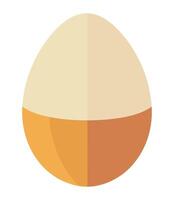 design of boiled eggicon isolated vector