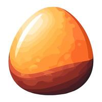 Organic egg freshness and nature icon isolated vector