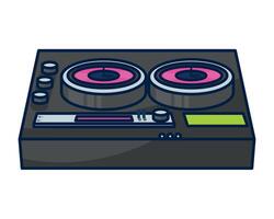 nineties pop art style player music icon isolated vector