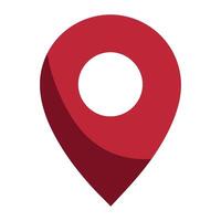 pin icon location button isolated vector