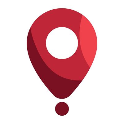 pin icon location cartography isolated