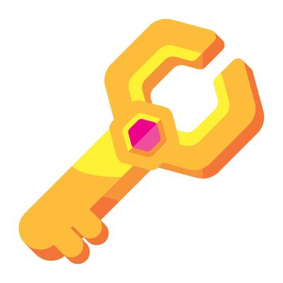 key game arcade isolated icon