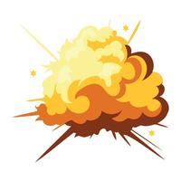 explosion effect motion illustration isolated vector