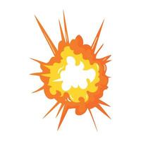 explosion effect flare illustration isolated vector