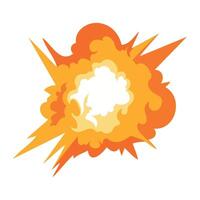 explosion effect abstract illustration isolated vector