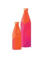 wine bottle drinks layout icon isolated vector
