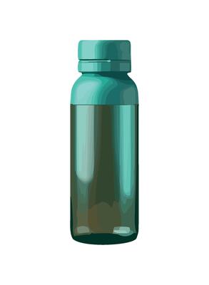 medicine container bottle design icon isolated