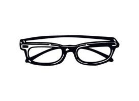 Modern eyeglasses frame, a symbol of elegance icon isolated vector