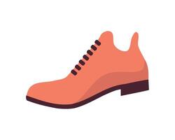 elegant shoe icon isolated on white backdrop design vector