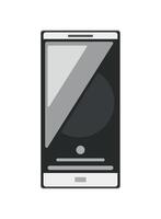 Portable smartphone wirelessly icon isolated vector