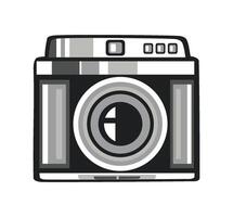 camera symbol zooms in on image icon isolated vector