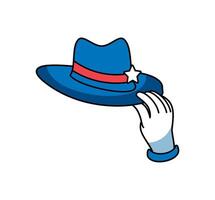 USA labor day icon isolated vector