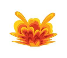 explosion effect burst icon isolated vector