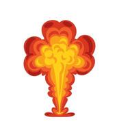 explosion effect bubble icon isolated vector