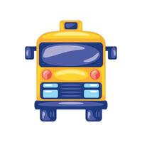 students bus school service icon isolated vector