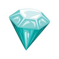 game item diamond isolated icon vector