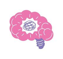 attention deficit hyperactivity disorder design illustration vector