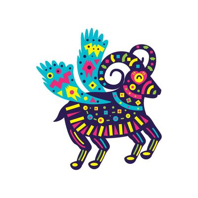 alebrijes creature design illustration isolated