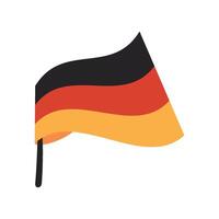germany flag design illustration isolated vector