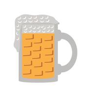 germany beer mug illustration isolated vector