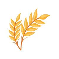 wheat spike design illustration vector