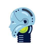 advanced robotics intelligence illustration design vector