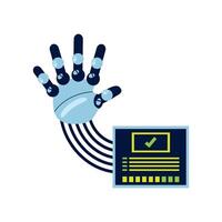 advanced robotics artificial illustration design vector