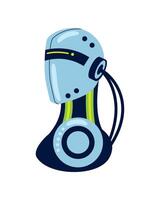 advanced robotics tech illustration design vector