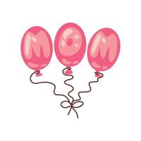 mothers day balloons illustration design vector