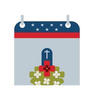 memorial day event illustration design vector