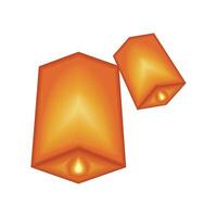 waisak light lanterns illustration design vector