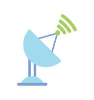 internet day antenna isolated design vector