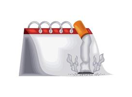 no smoking day reminder isolated design vector