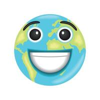 smile day world isolated design vector