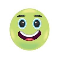 smile day emoticon isolated design vector