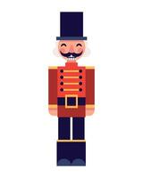 christmas character nutcracker illustration isolated vector